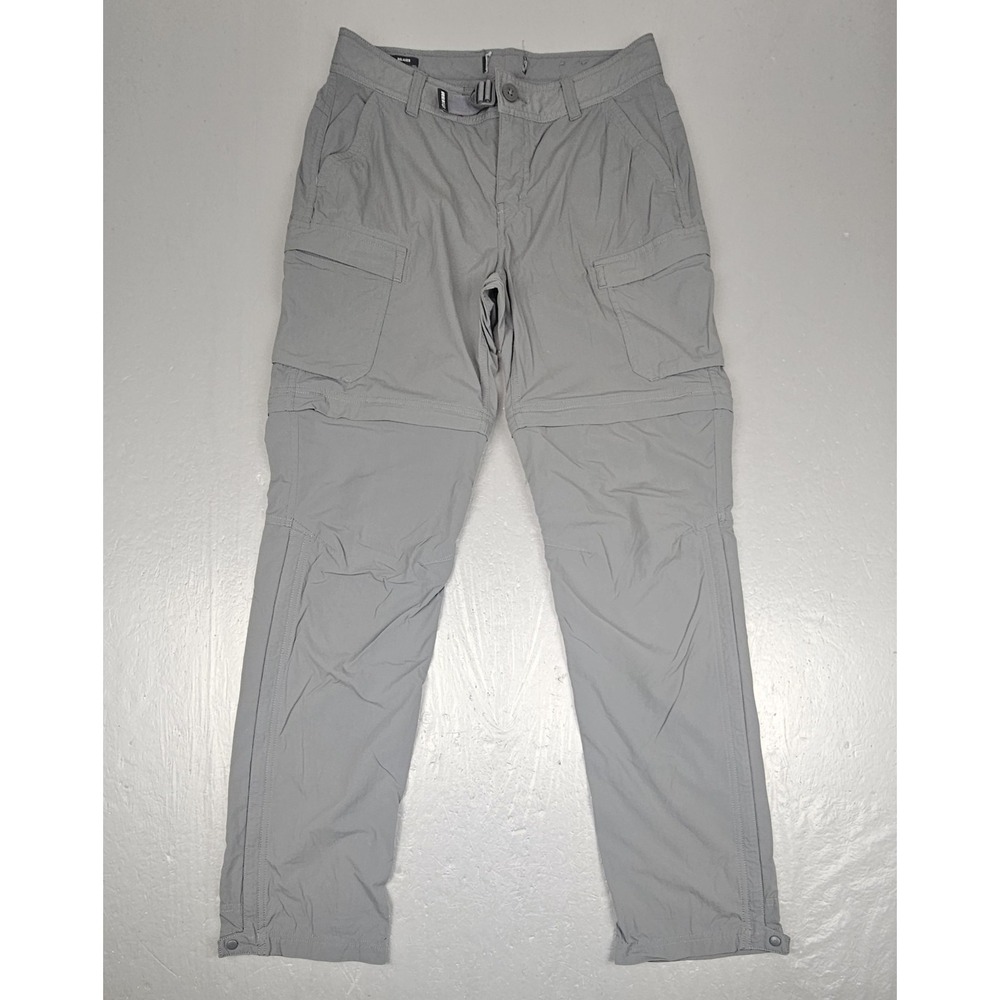 REI Co-op Pants Womens Gray 14 Gray Sahara Convertible Relaxed Fit Cargo